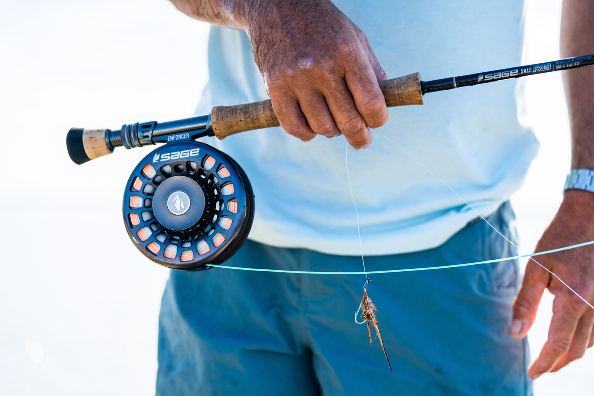 Saltwater fly fishing with the Sage R8 Salt and Enforcer Reel