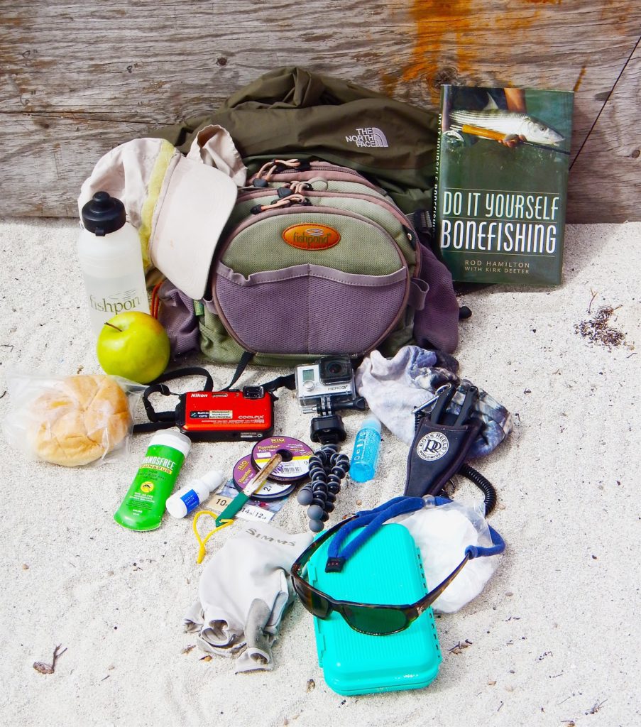 DIY waist pack and contents