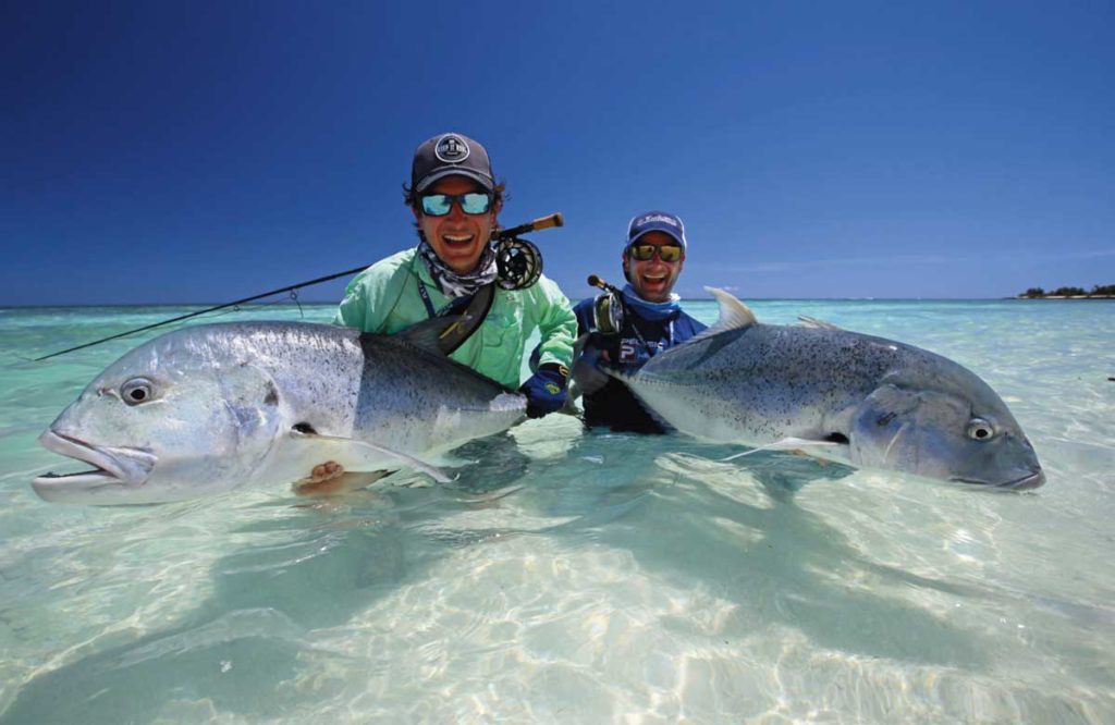 Fly fishing for GT in Seychelles - Peter McCleod