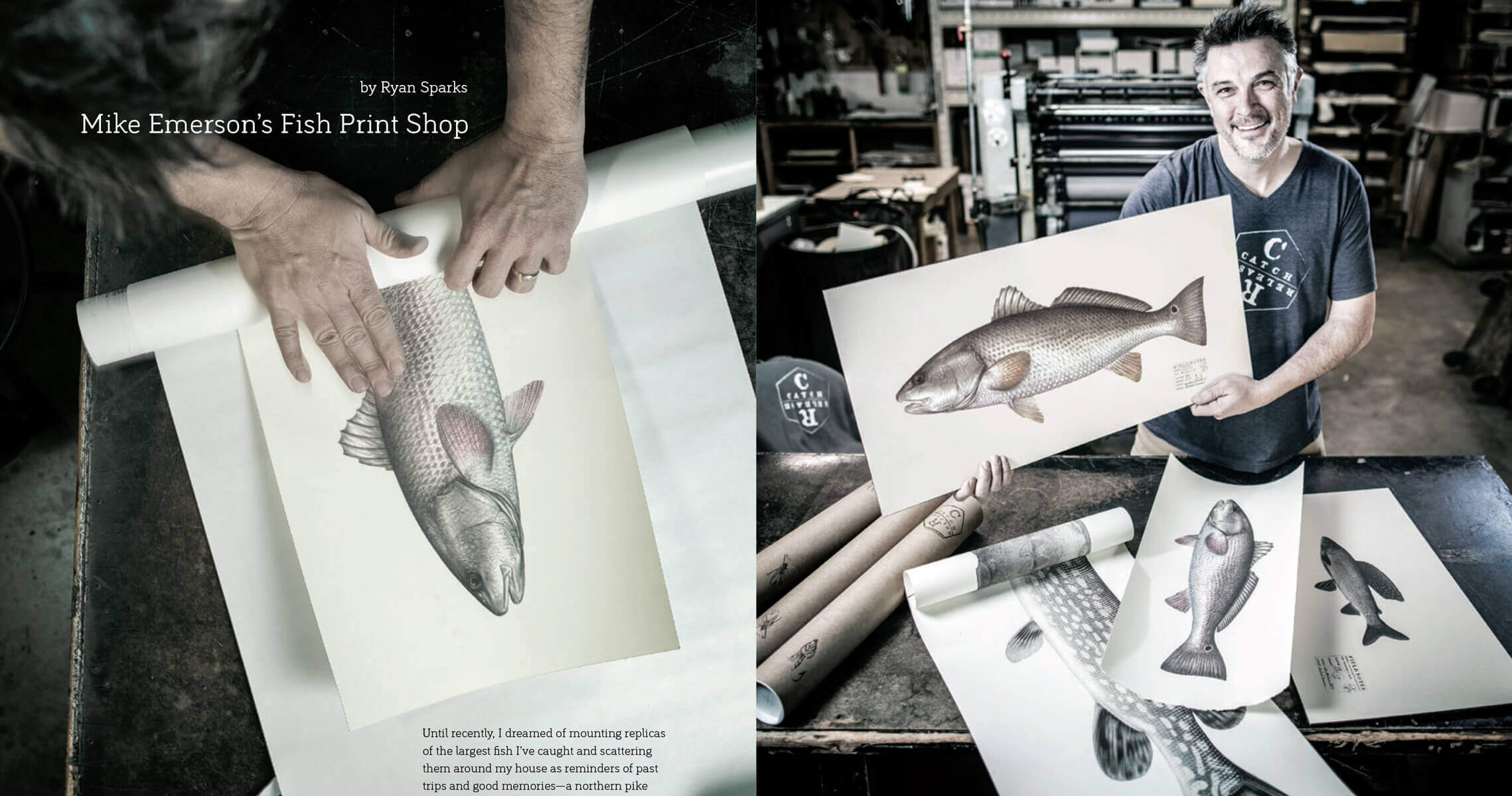Mike Emerson’s Fish Print Shop