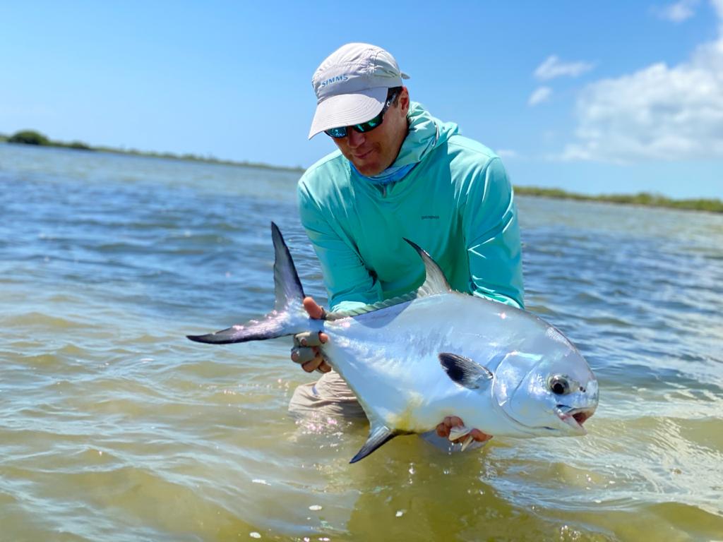 Topwater Permit Fly Fishing poppers for permit in Belize for the experience of a life time. Perhaps my first inclination that I'd been doing it wrong was the day after